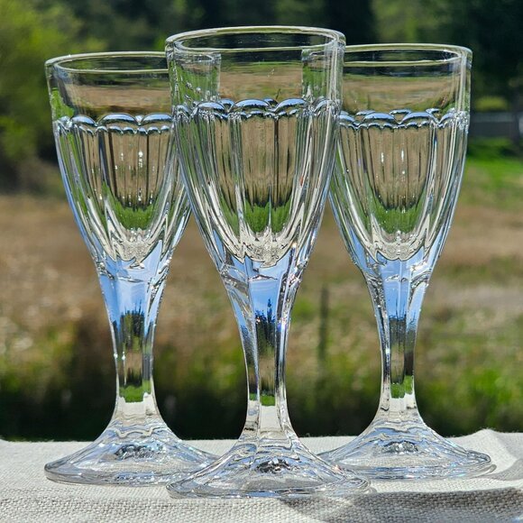 Heisey Other - 3 Heisey Colonial Panels Cordial Glasses 4.75" USA 1935 signed H fluted style